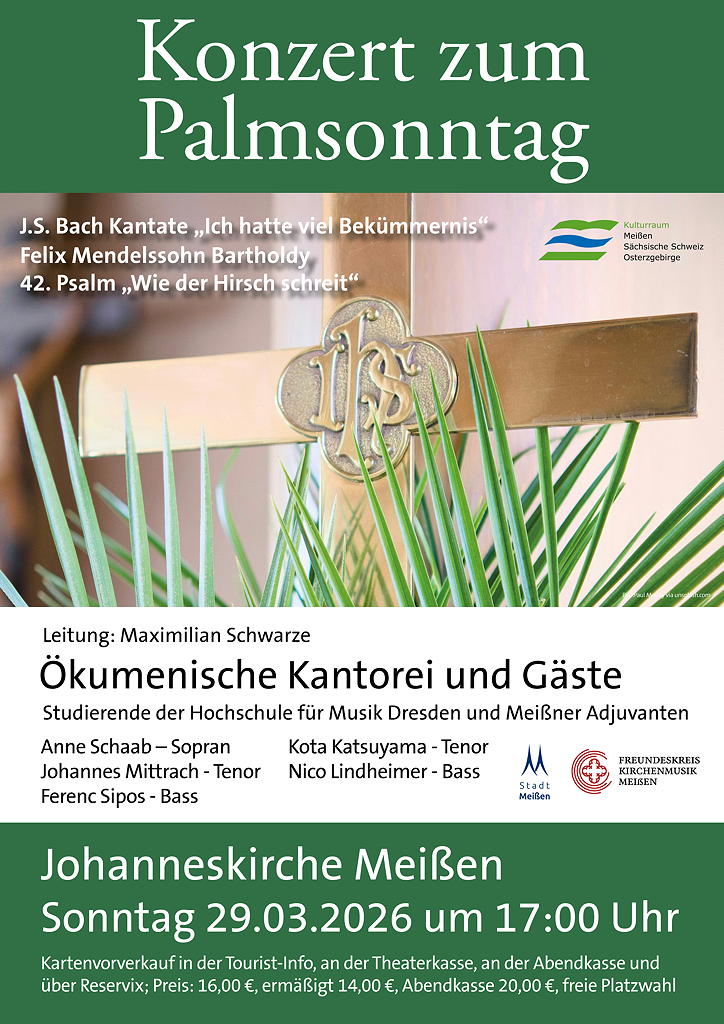 Plakat Palmsonntag Ökumenische Kantorei Fkl